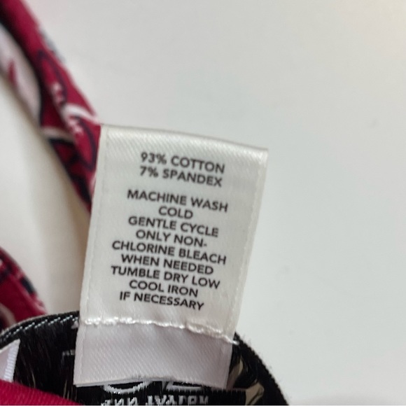 Ann Taylor LOFT red print dress size small - Picture 8 of 8